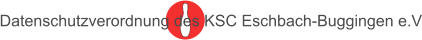 Datenschutzverordnung des KSC Eschbach-Buggingen e.V